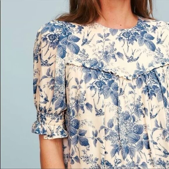 Reformation Conrad Floral-Print Minidress – Size 0 - Picture 3 of 6